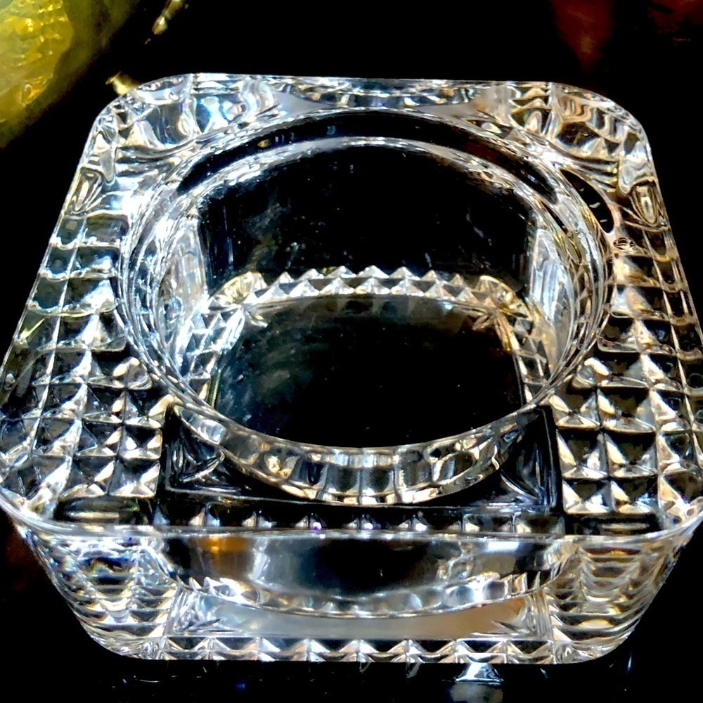 Beautiful glass dish made in France